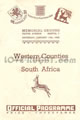 Western Counties South Africa 1952 memorabilia